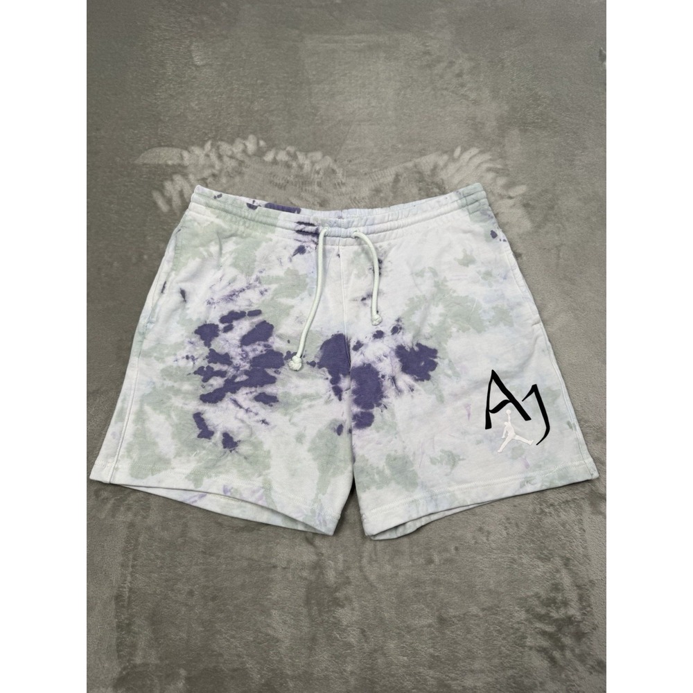 Nike Air Jordan Tie Dye Shorts Mens Large White Purple Basketball Jumpman AJ Y2K